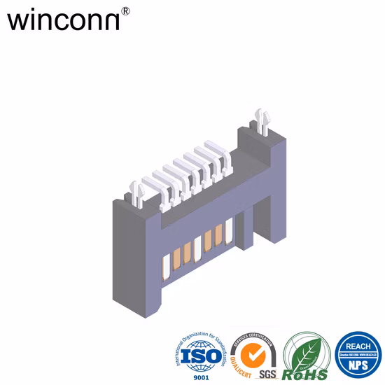 SATA 7p Plug Vertical SMT Type Connector