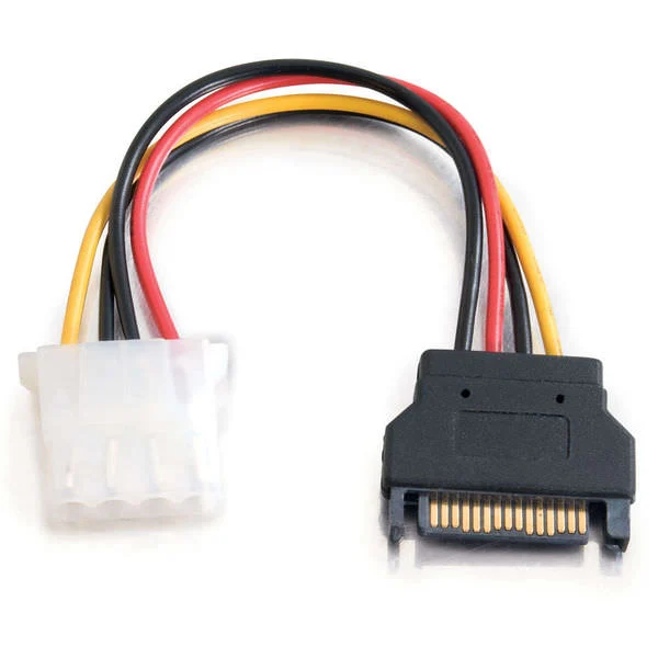 SATA 15p to Molex 4p Cable