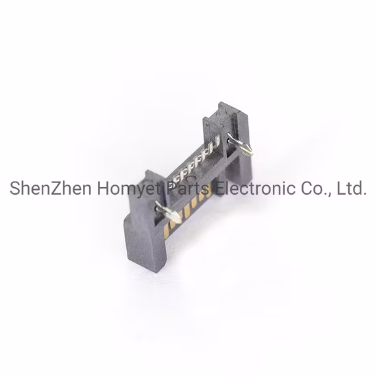 Parche horizontal Placa base SATA 7p Chapado en oro SMT Interfaz de disco duro Computadora Control industrial Conector de placa base Placa hembra