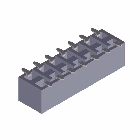 Tablero del conector del PWB del jefe femenino del jefe del Pin para subir al conector
